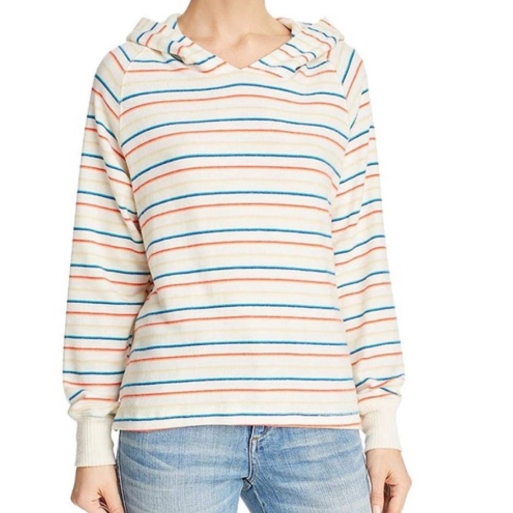 LNA Clothing Multicolor Striped Hoodie